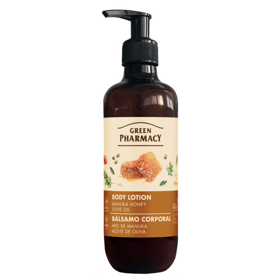 Body lotion with manuka honey and olive oil, 400 ml