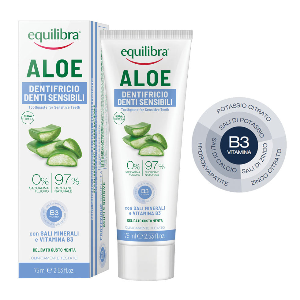 Aloe vera gel-paste for sensitive teeth, 75 ml