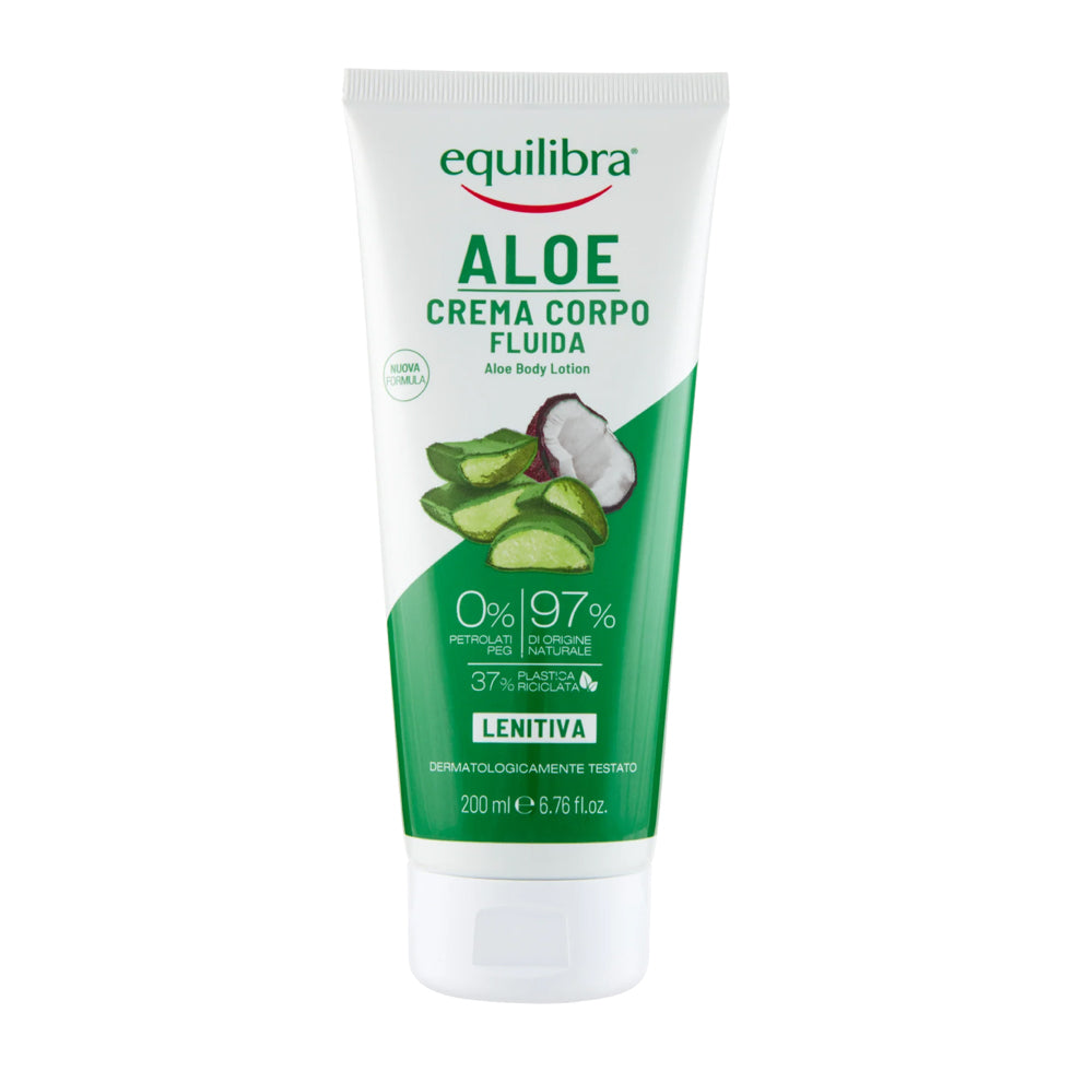 Soothing body lotion with aloe vera and coconut oil, 200ml