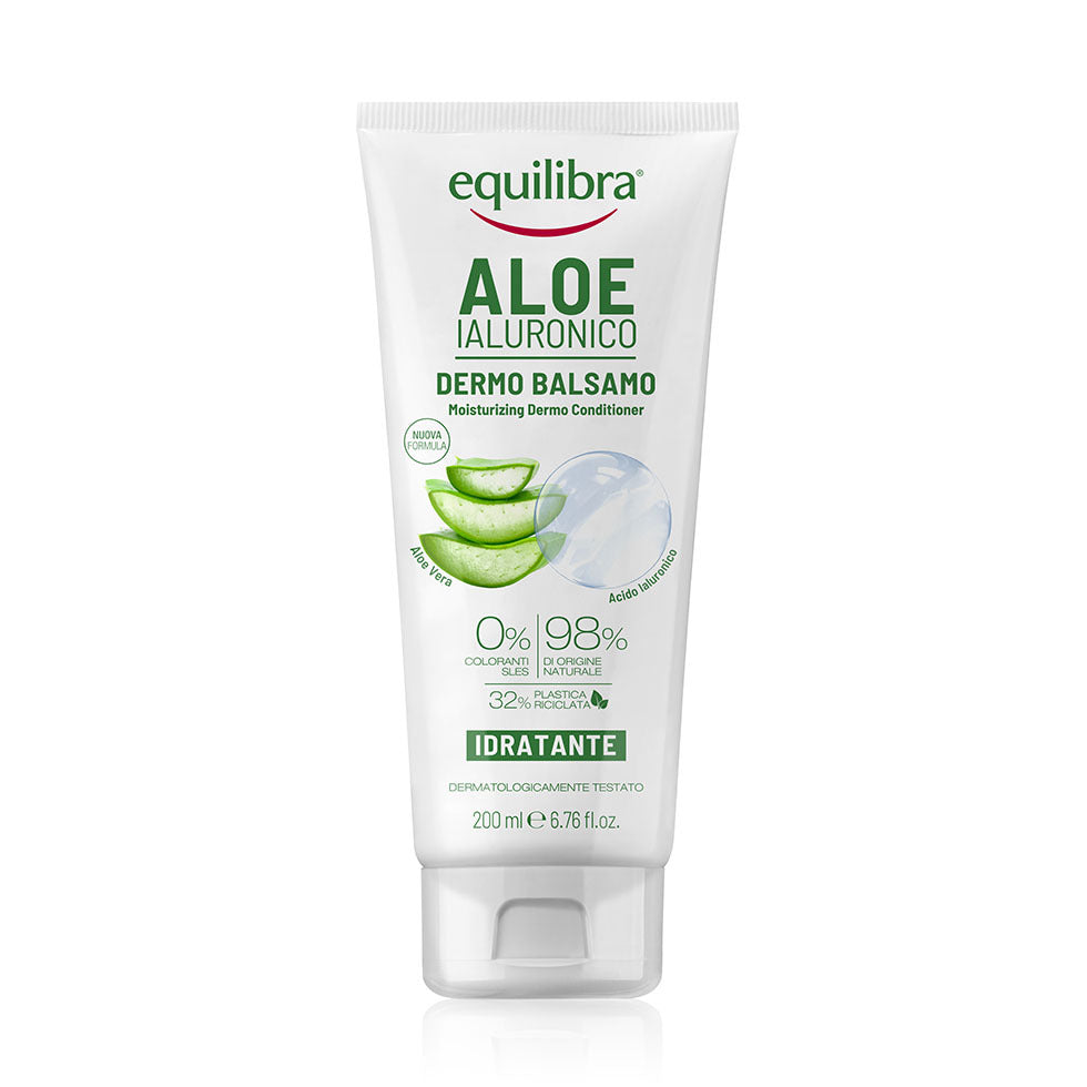 Moisturizing hair conditioner with aloe vera and hyaluronic acid, 200 ml