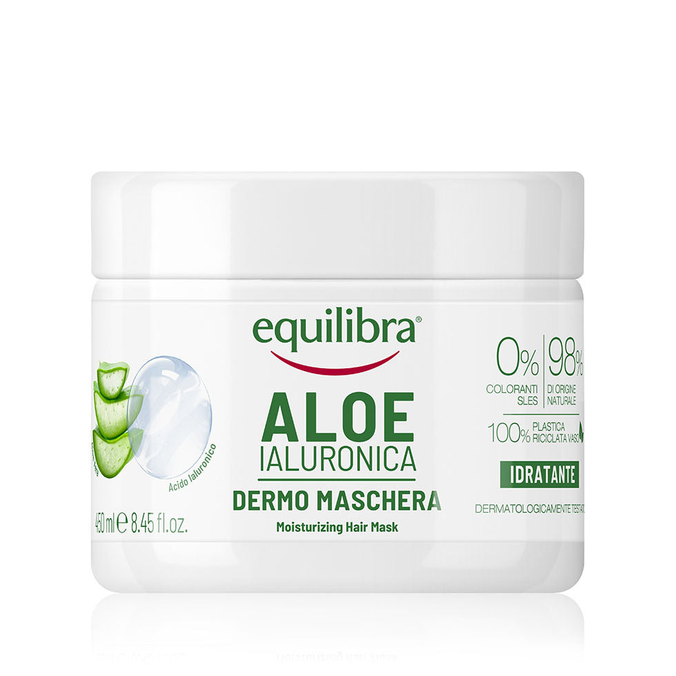 Moisturizing hair mask with aloe vera and hyaluronic acid - 450 ml