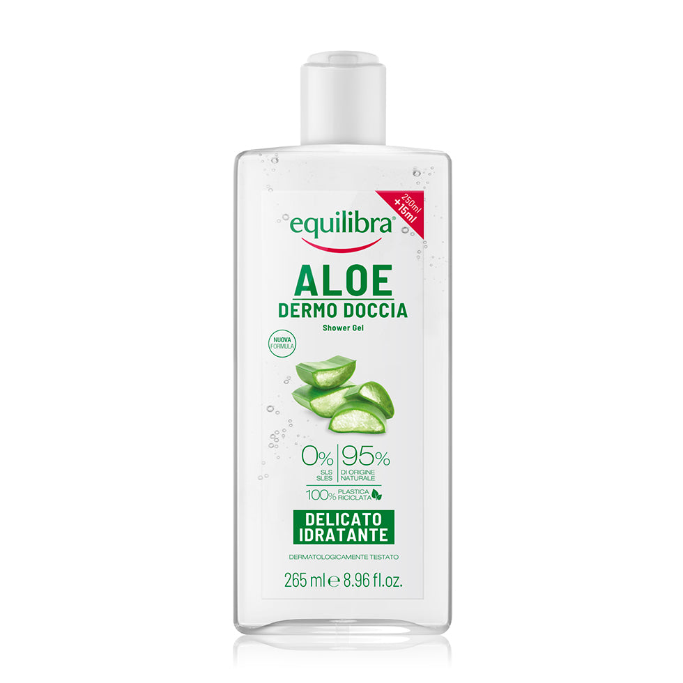 Moisturizing shower gel with aloe vera, 265 ml
