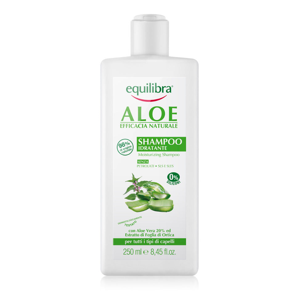 Moisturizing shampoo with aloe vera, 250 ml