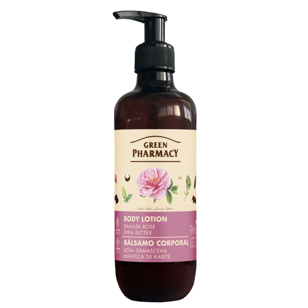 Body lotion with damask rose and shea butter, 400 ml