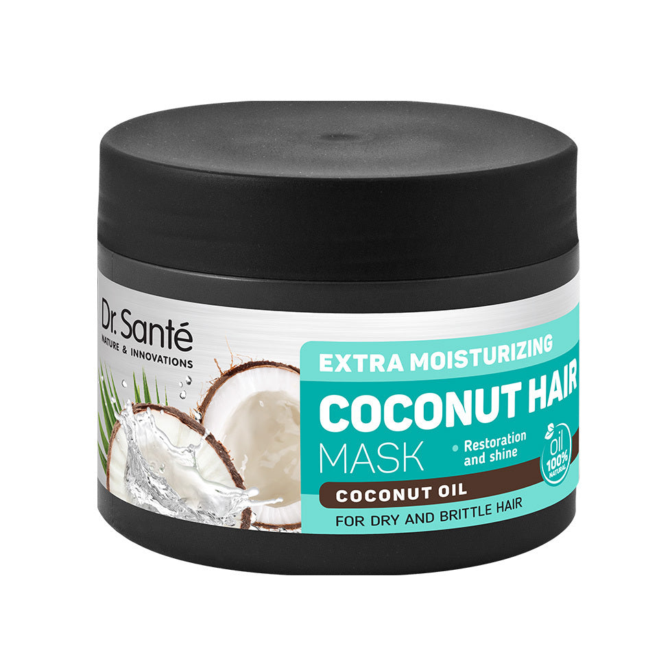 Hydrating hair mask with coconut oil, 300 ml