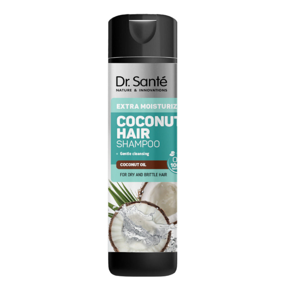 Moisturizing hair shampoo with coconut oil, 250 ml