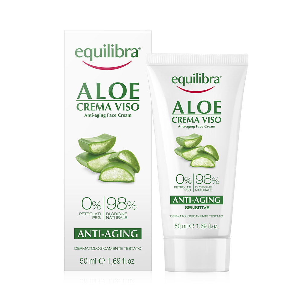 Anti-aging face cream with aloe vera, 50 ml