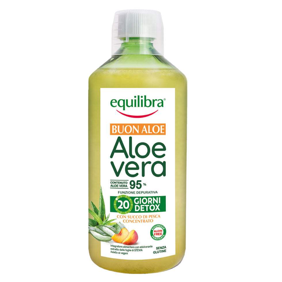 Aloe Vera Juice with peach flavor, 1000 ml