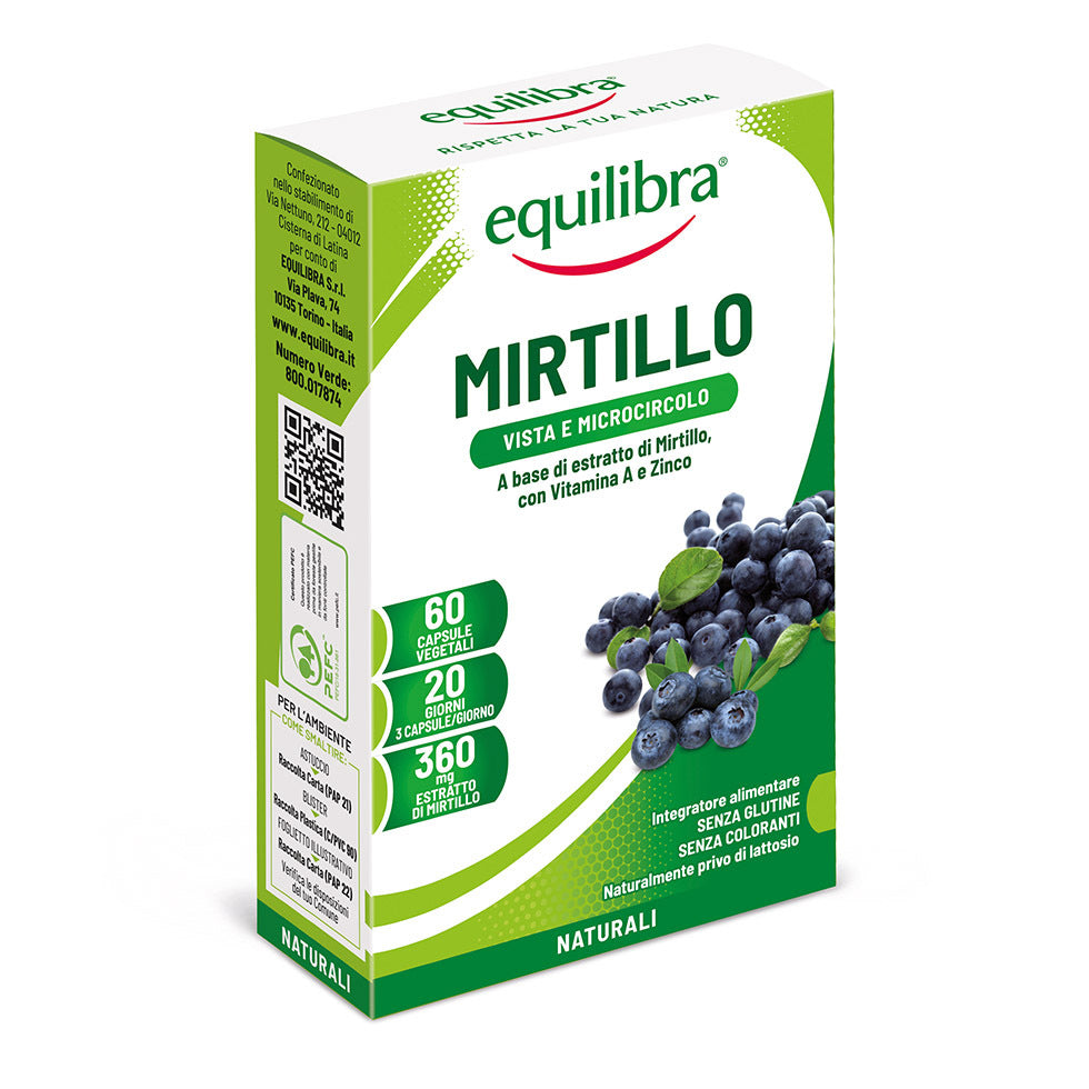 Equilibra Mirtillo with Vitamin A and Zinc, SKU 30257