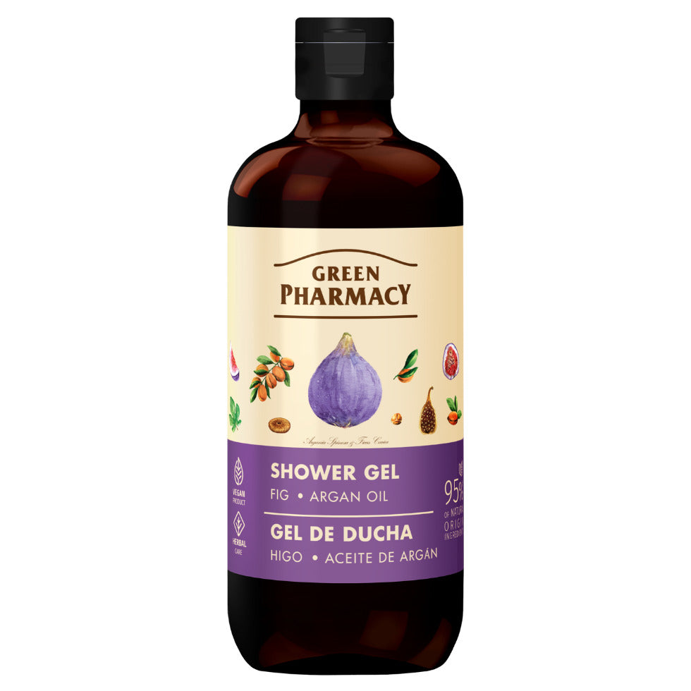 Shower gel with fig and argan oil, 500 ml