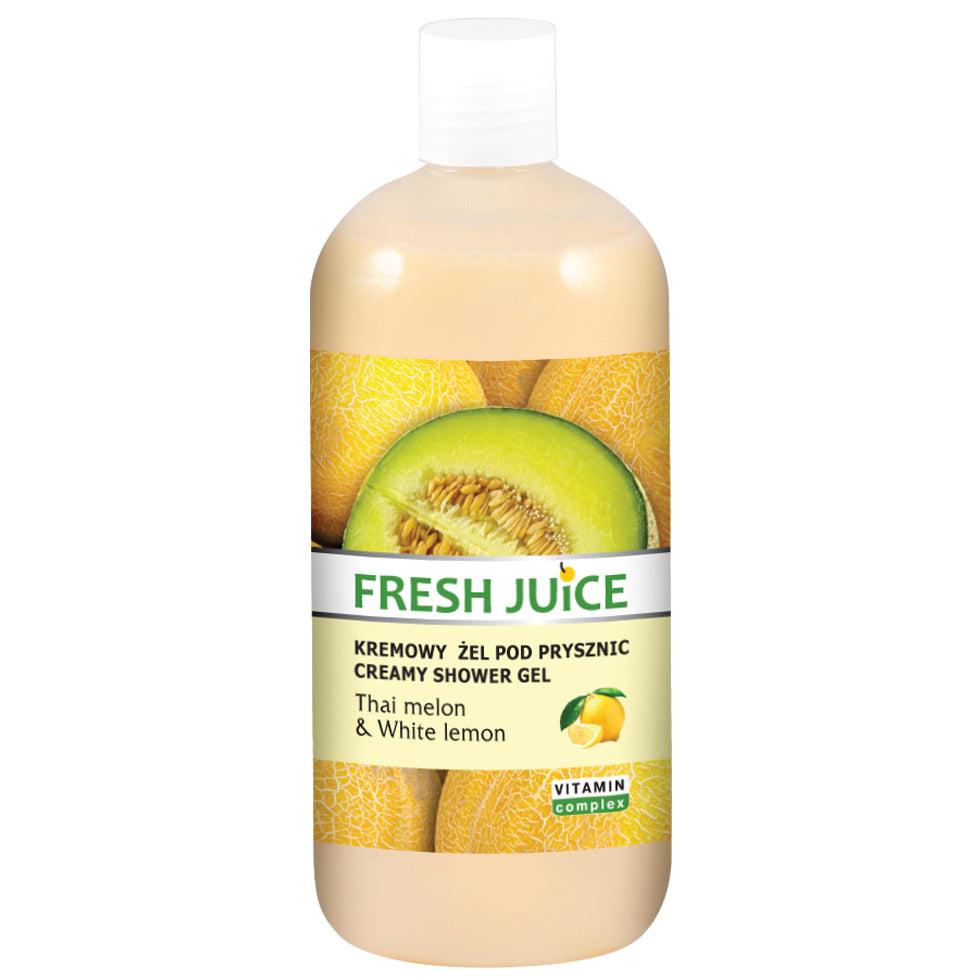 Fresh Juice Softening Shower Gel with Melon and Lemon, 500 ml