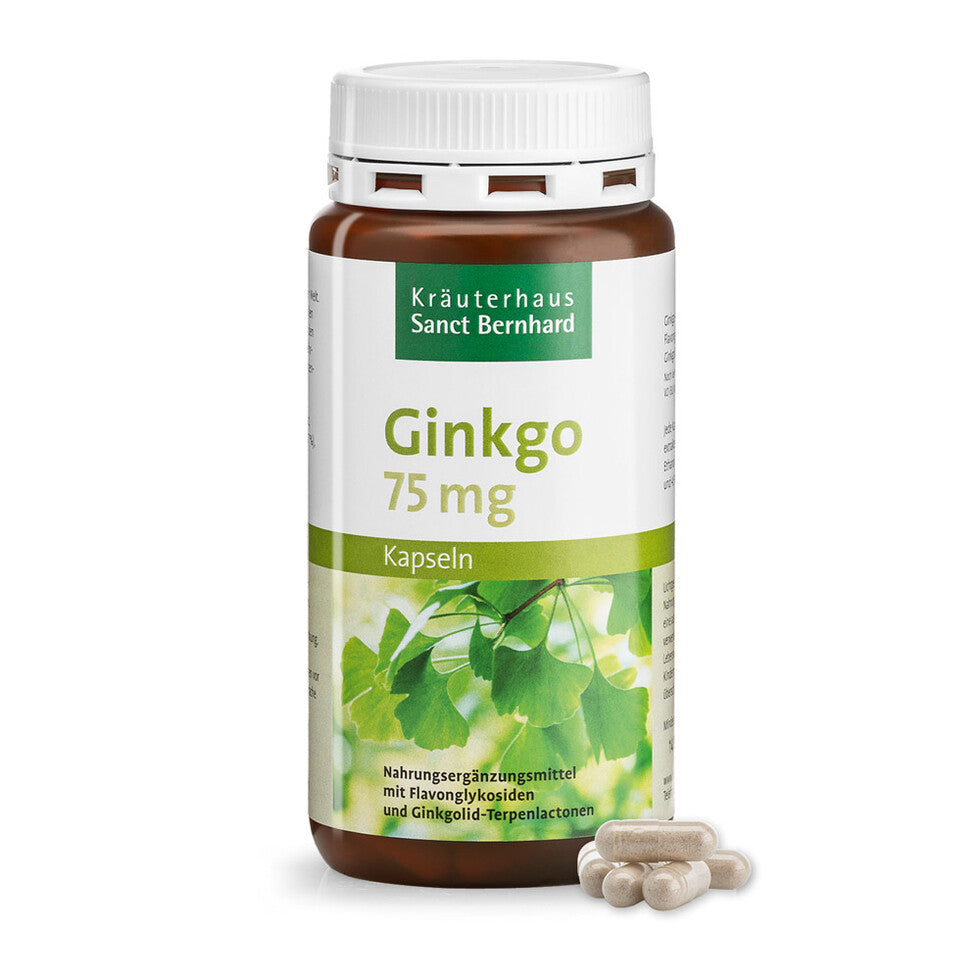 Ginkgo biloba, 240 capsules x 75mg