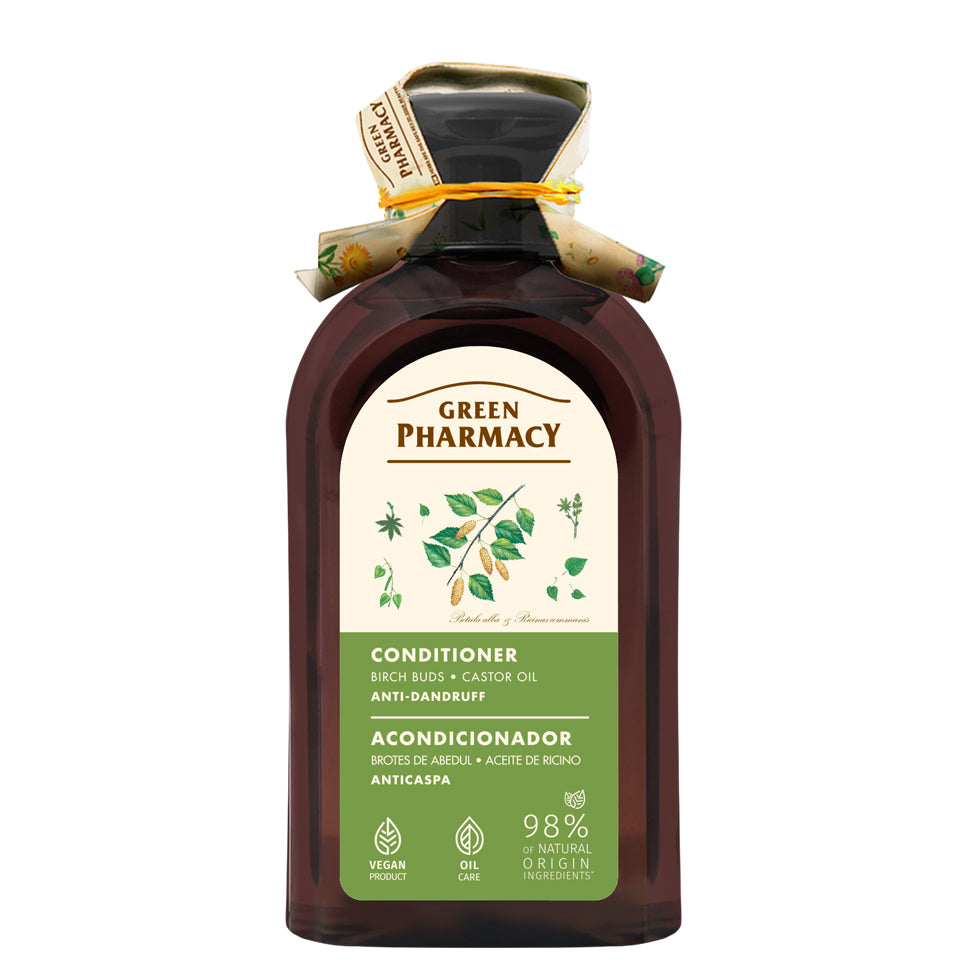 Anti-dandruff conditioner with birch and castor oil, 300 ml