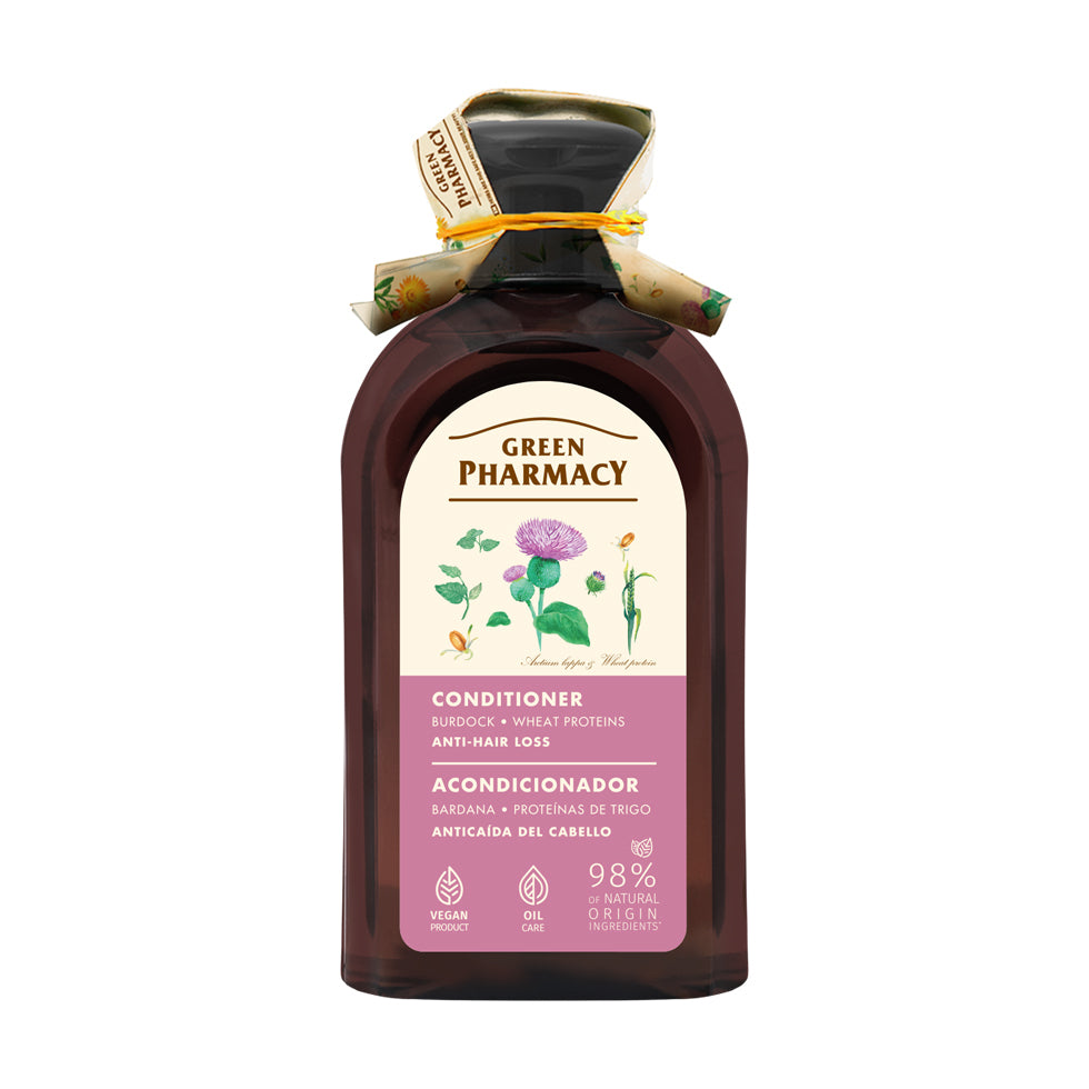 Anti-hair loss conditioner with burdock and wheat proteins - 300 ml