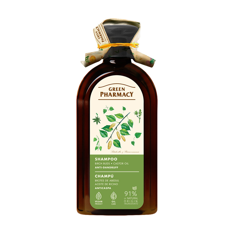 Anti-dandruff shampoo with birch and castor oil - 350 ml