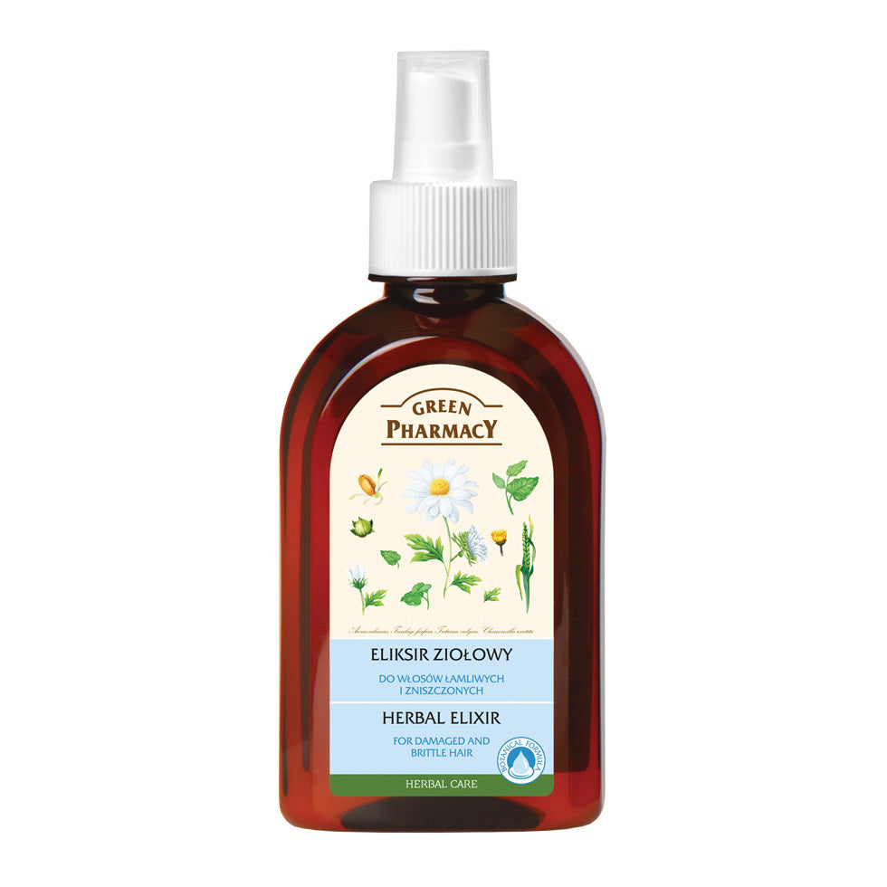 Herbal elixir for damaged, stressed and dyed hair, 250 ml