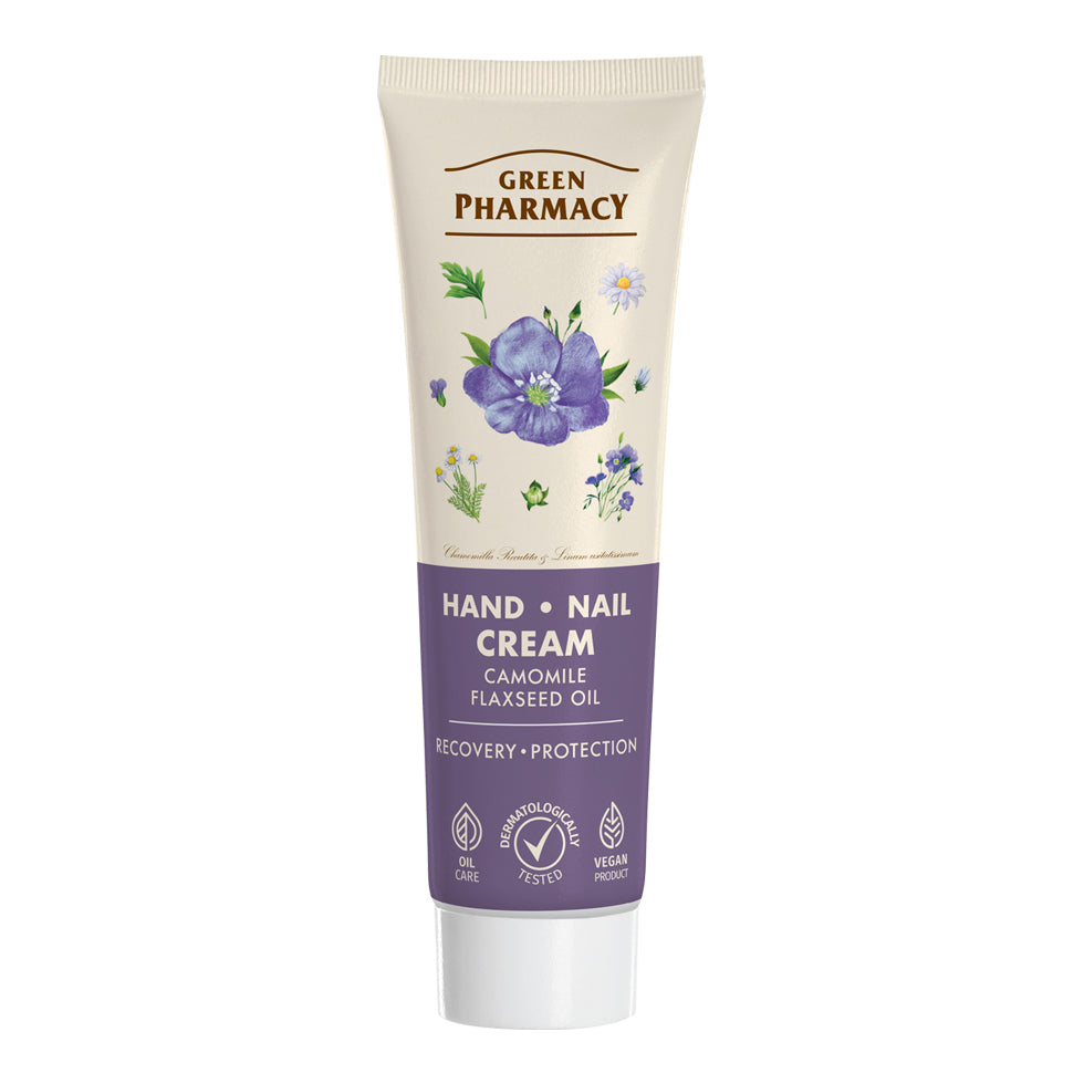 Hand cream with chamomile and linseed oil, 100 ml