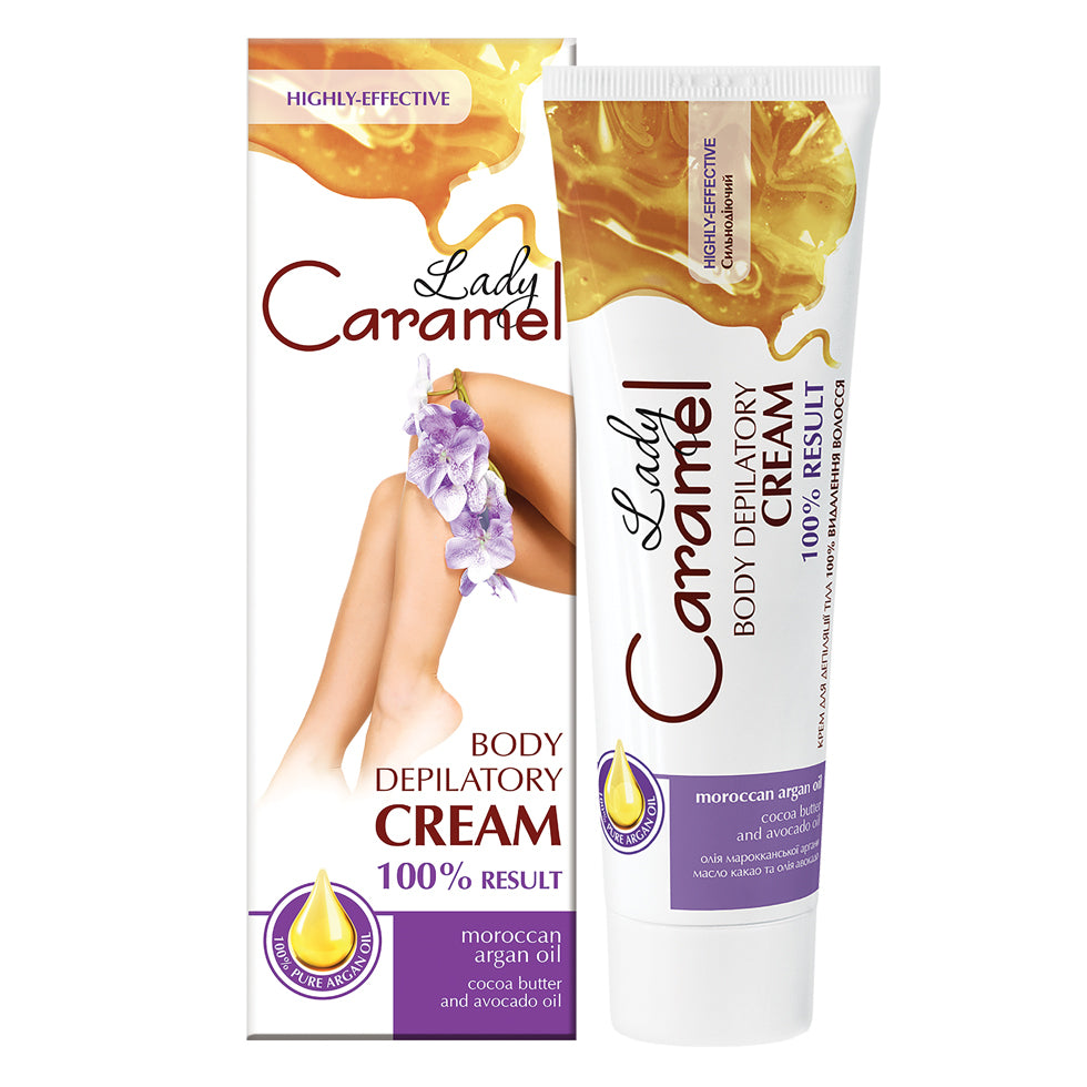 Lady Caramel “100% Result” hair removal cream, 100 ml