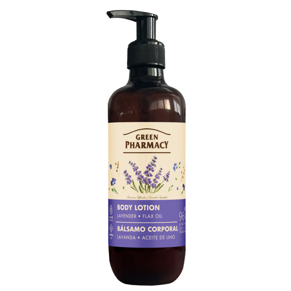 Body lotion with lavender and linseed oil, 400 ml