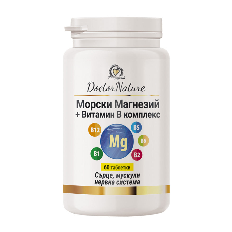 Dr. Nature Marine Magnesium + Vitamin B Complex, 60 tablets
