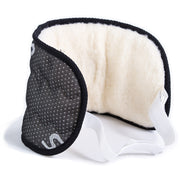 Magnetic belt with merino wool, magnets and silver