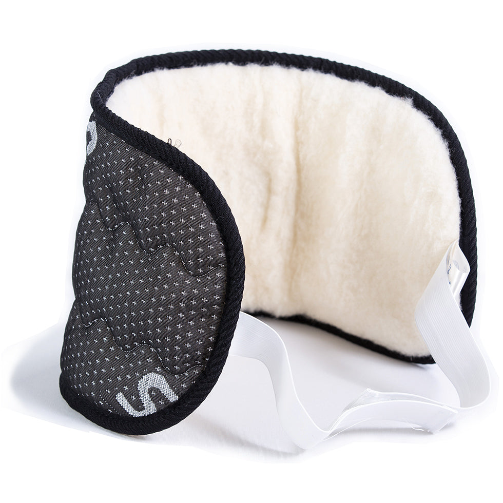 Magnetic belt with merino wool, magnets and silver