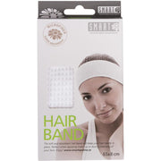 Microfiber hair band, white