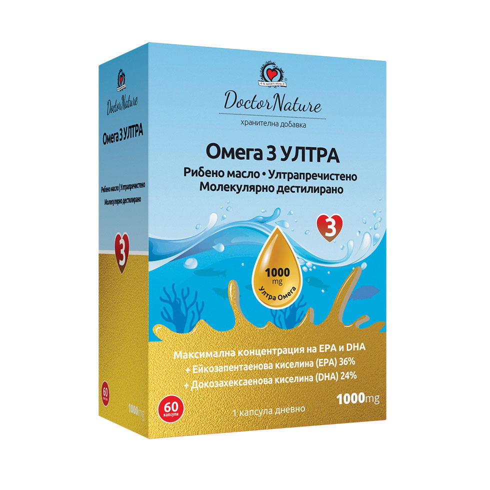 Dr. Nature Ultra Omega 3, 60 capsules x 1000 mg