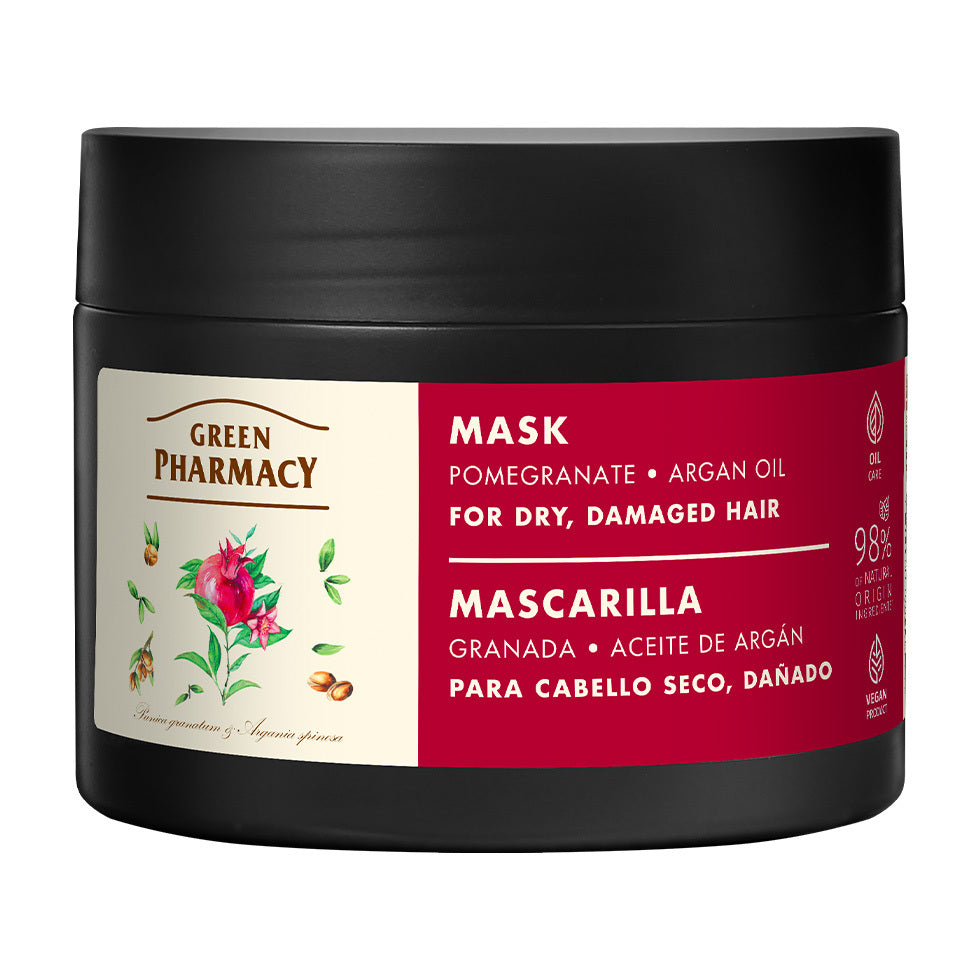 Mask with pomegranate and argan oil for dry and damaged hair – 300 ml