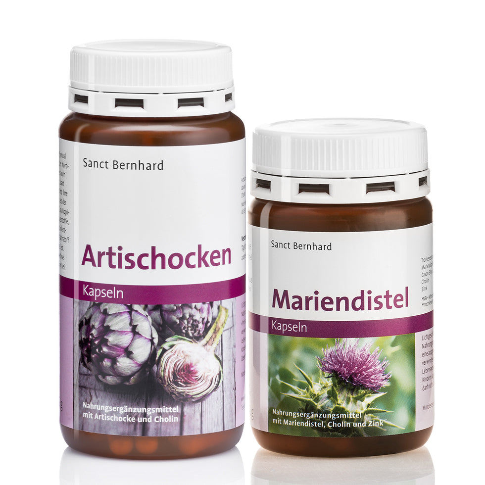 Milk Thistle, 90 capsules + Artichoke, 150 capsules