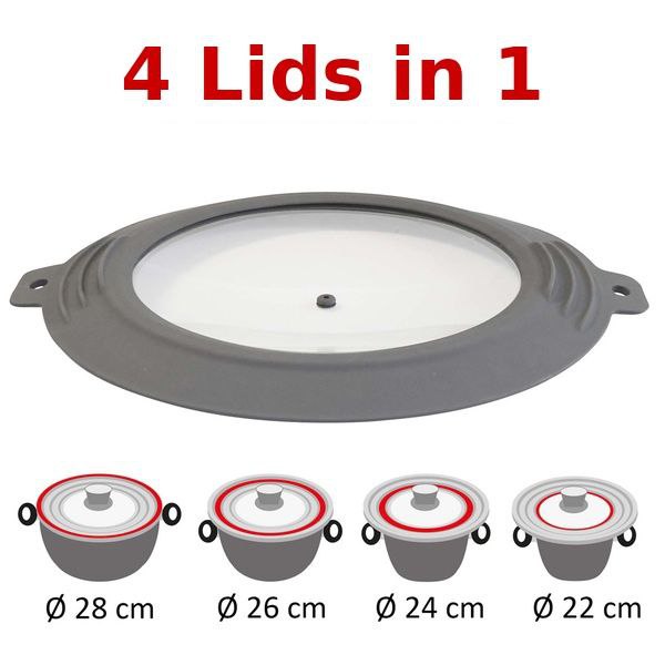 4 in 1 frying pan lid