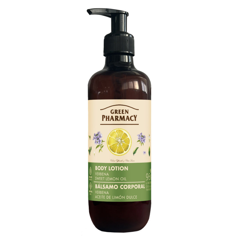 Body lotion with verbena and sweet lemon oil, 400 ml