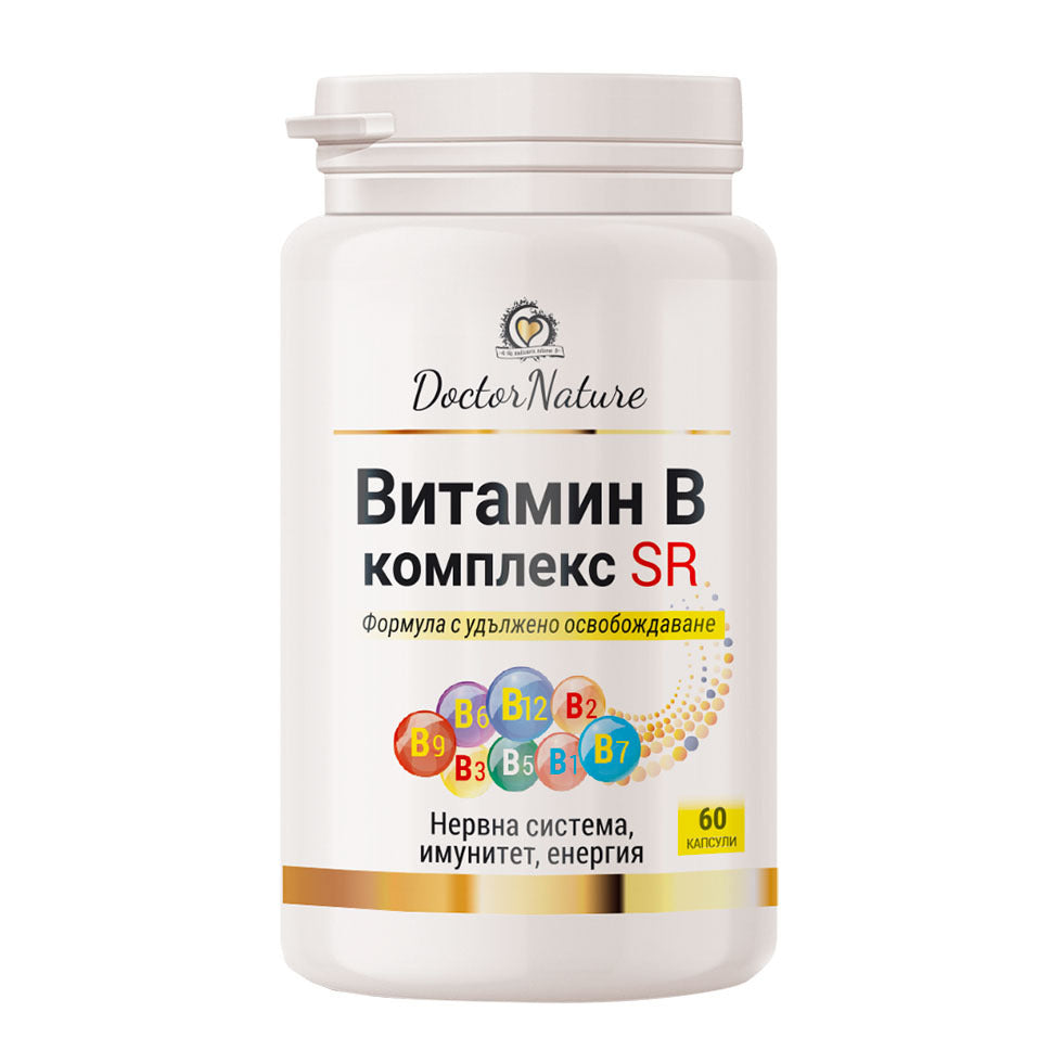 Dr. Nature Vitamin B Complex Extended Release, 60 Capsules