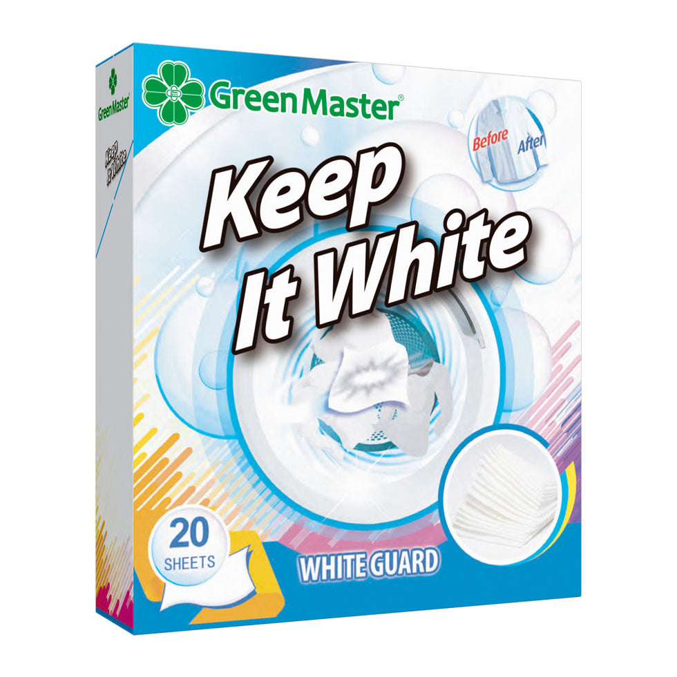 "Keep it white" super white laundry wipes – 20 pieces